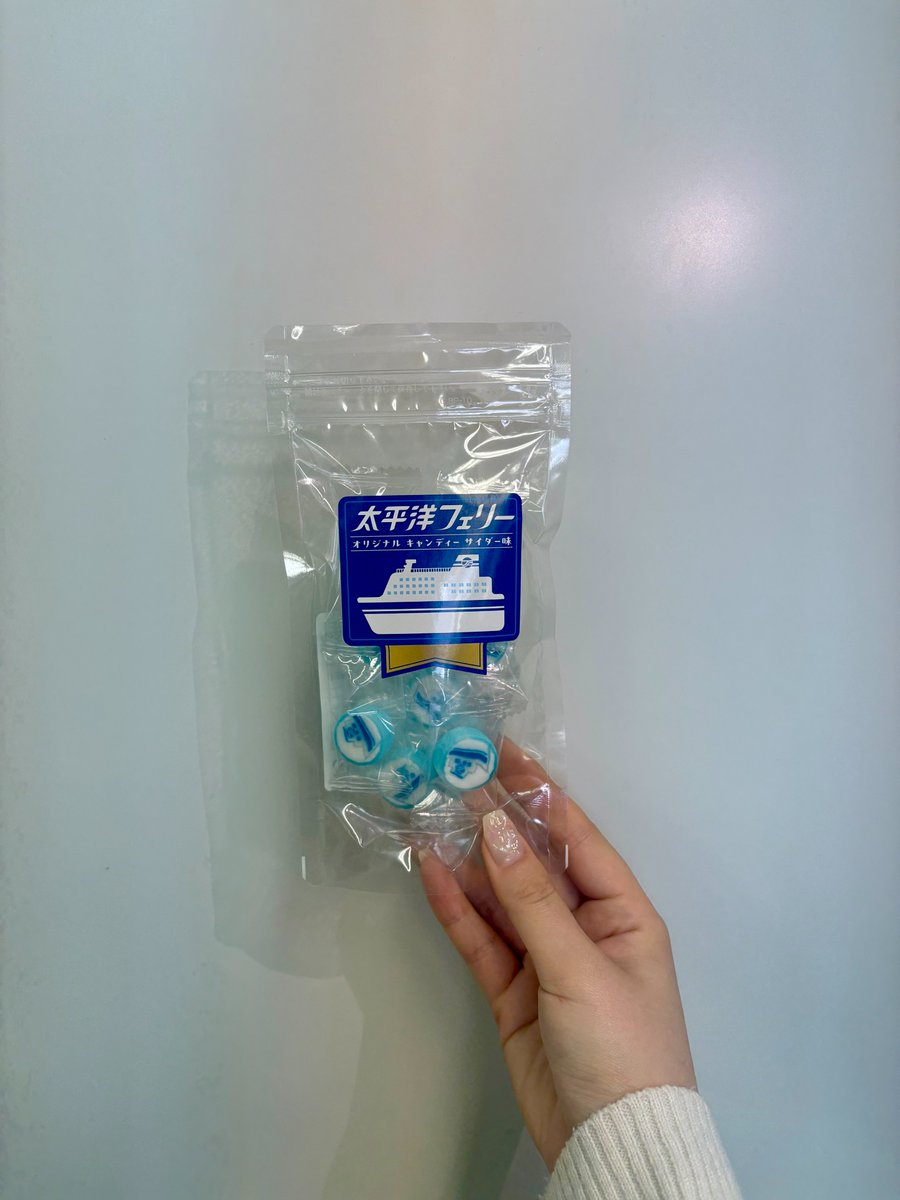🍬オリジナルあめ発売開始！🍬 船内売店では、船の絵柄を使用した