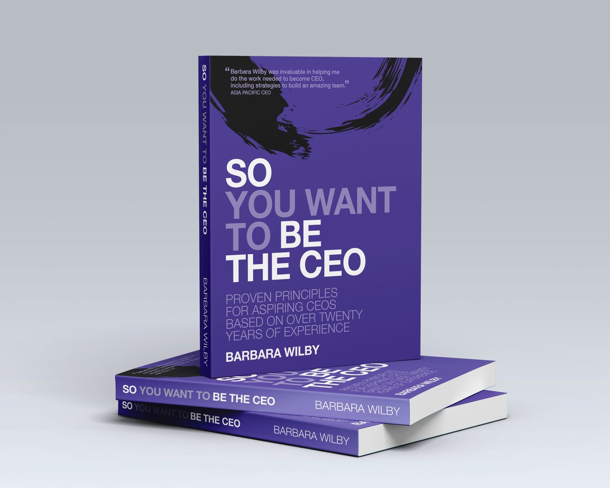 RMMarketingServ's tweet image. Really pleased to be working with Barbara Wilby on her forthcoming book SO YOU WANT TO BE THE CEO.
This book helps ambitious leaders step up, stand out, and navigate the real demands of leading from the top.
Please contact us for review copies, extract and interview requests.