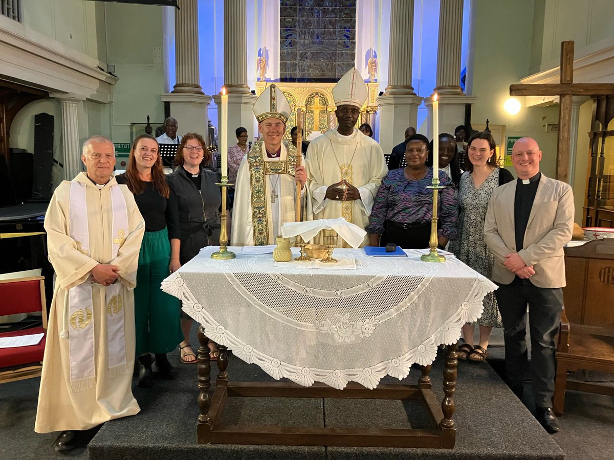 Martin Gainsborough (@martingainsbor1) on Twitter photo Inspiring service of celebration for the Kingston-Matabeleland Link at St Mark’s Kennington with the Rt Rev’d Cleophas Lunga, Bishop of Matabeleland. ‘Come, you that are blessed by my Father, inherit the Kingdom prepared for you’. <a href="/SouthwarkCofE/">Southwark Diocese</a> Inspiring service of celebration for the Kingston-Matabeleland Link at St Mark’s Kennington with the Rt Rev’d Cleophas Lunga, Bishop of Matabeleland. ‘Come, you that are blessed by my Father, inherit the Kingdom prepared for you’. <a href="/SouthwarkCofE/">Southwark Diocese</a>
