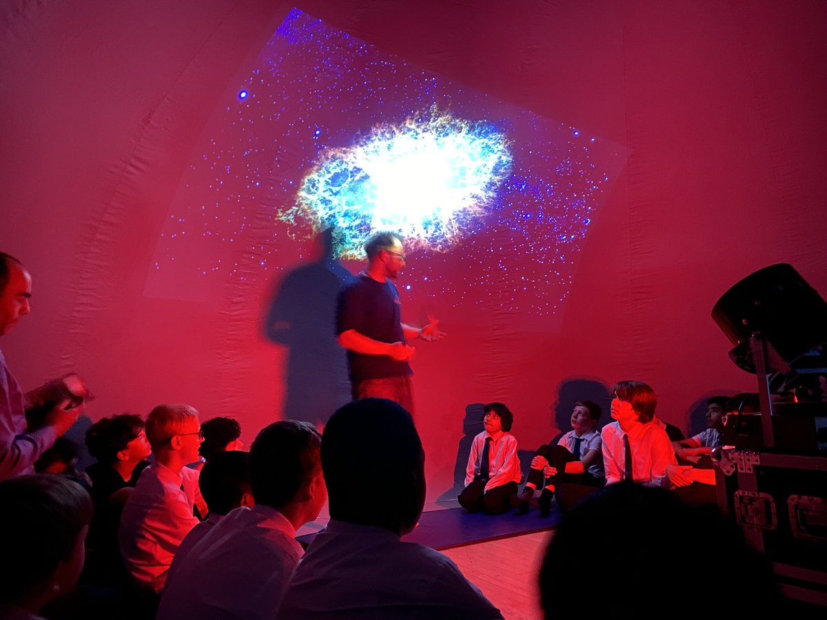 Year 8 loved the Space Dome yesterday, an interactive and immersive dome which allows young people to engage with our planets and solar system through experiential learning <a href="/ExplorerDome/">Explorer Dome</a>