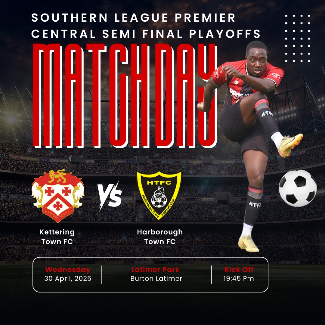 It's Match Day: Be The Difference: Wear your shirt with pride, bring your voice &amp; let's hear your passion at LP to get behind the Poppies for tonight's dramatic Playoff Semi Final vs. Harborough Town kick off 19:45. We need you to be the '12th man' for Lav's &amp; the team #KTFC