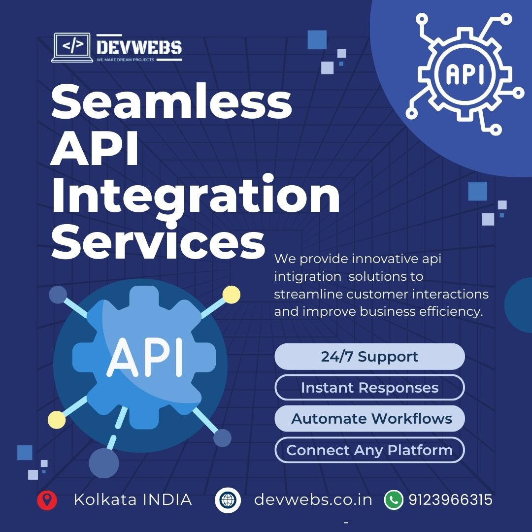 DevwebsS's tweet image. 🔧 Want smoother workflows?
Let Devwebs simplify your tech stack with secure, scalable API Integration 💡

✅ Automate Tasks
✅ Connect Platforms
✅ Save Time &amp;amp; Resources
📞 9123966315
🌐 devwebs.co.in
#APIIntegration #MillionViews #Automation #DigitalSolutions #Devwebs