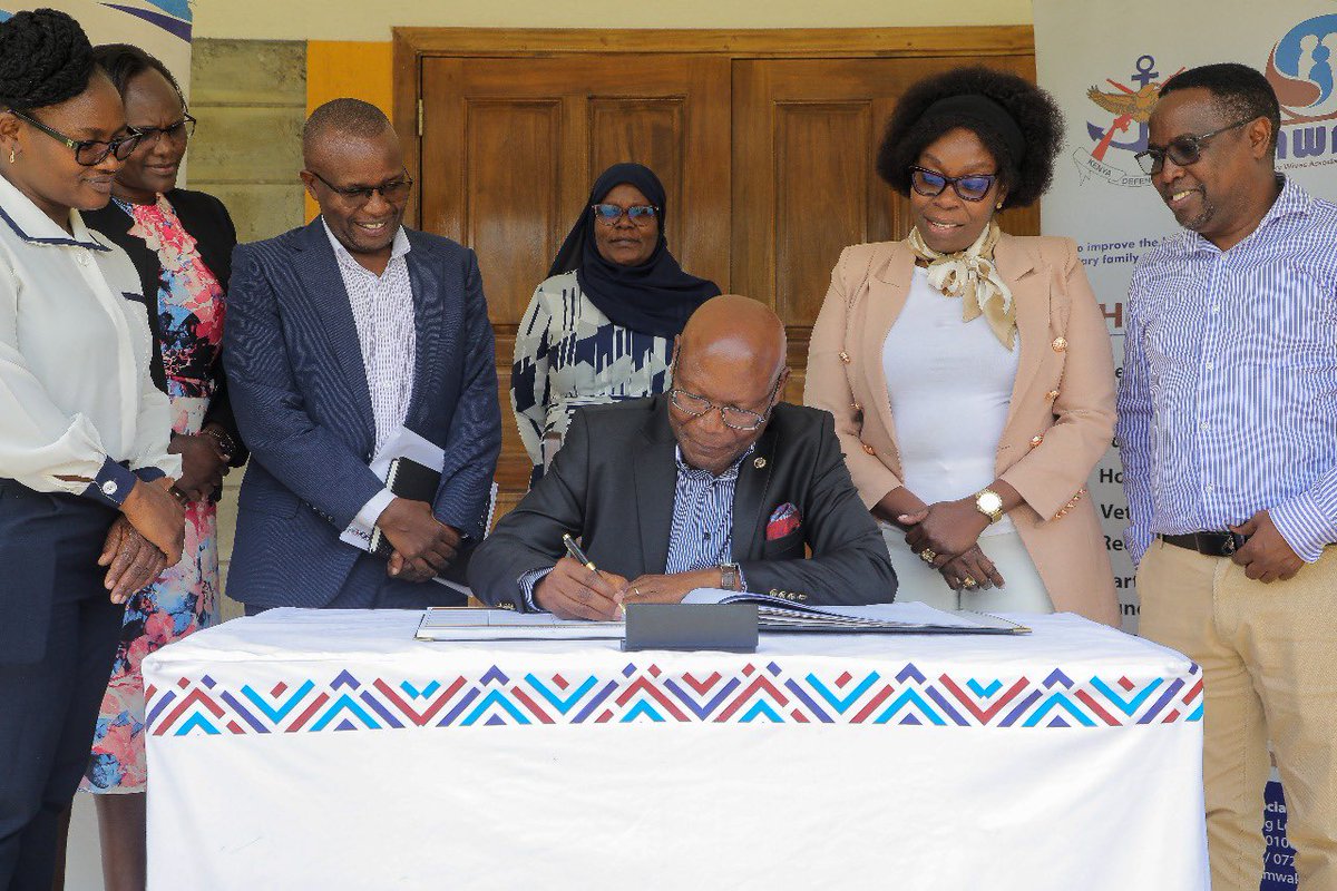 Safaricom Foundation (@safaricomfdn) on Twitter photo Yesterday marked a significant step in our journey to deepen community impact.
We’ve partnered with <a href="/mwakkenya/">Military Wives Association of Kenya - MWAK</a> through a new MoU that will enable us to collaboratively design and implement initiatives focused on healthcare, education, and economic empowerment. #TransformingLives Yesterday marked a significant step in our journey to deepen community impact.
We’ve partnered with <a href="/mwakkenya/">Military Wives Association of Kenya - MWAK</a> through a new MoU that will enable us to collaboratively design and implement initiatives focused on healthcare, education, and economic empowerment. #TransformingLives