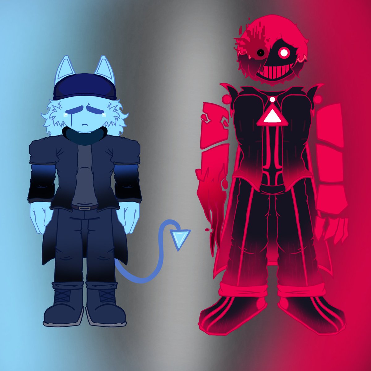 VemapiroS's tweet image. Eu e @Pedro_Jp_Gamer  
#Forsaken #art #ocs