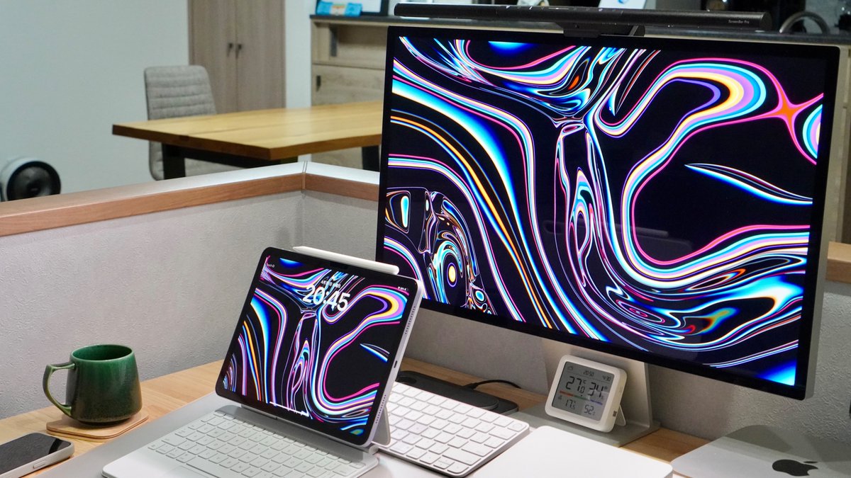 Studio DisplayとiPad Airの壁紙を合わせてみた