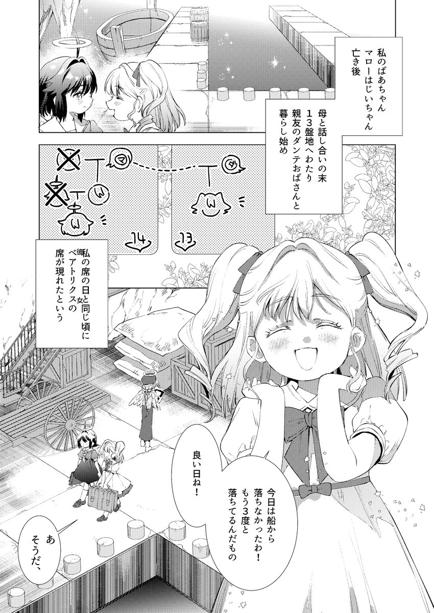 地球は丸くない?天使漫画3話(3/4) 