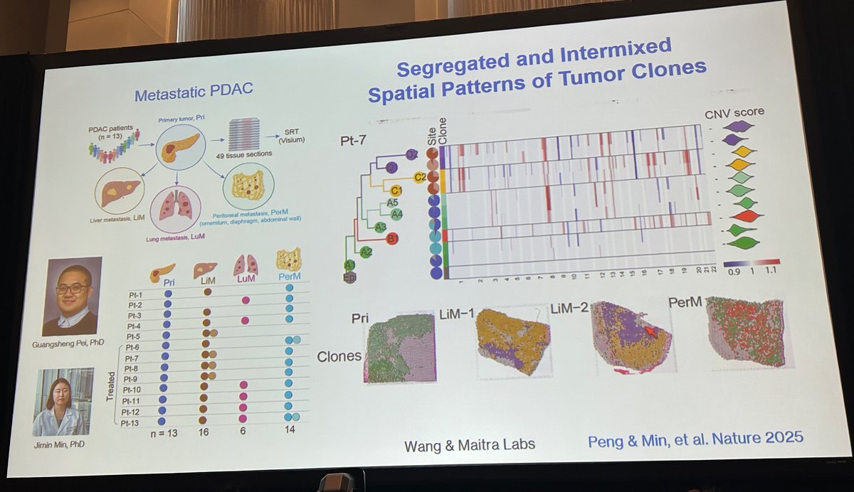 Manel Esteller (@manelesteller) on Twitter photo Beautiful #spatial transcriptomic images yesterday by Dr Linghua Wang <a href="/IamLinghua/">Linghua Wang, MD, PhD</a> from <a href="/MDAndersonNews/">MD Anderson Cancer Center</a> at the #AACR25 <a href="/AACR/">AACR</a> session on multiomics integration. She also presented the relevant recent <a href="/Nature/">nature</a> article with Dr Anirban Maitra <a href="/Aiims1742/">Anirban Maitra</a> Beautiful #spatial transcriptomic images yesterday by Dr Linghua Wang <a href="/IamLinghua/">Linghua Wang, MD, PhD</a> from <a href="/MDAndersonNews/">MD Anderson Cancer Center</a> at the #AACR25 <a href="/AACR/">AACR</a> session on multiomics integration. She also presented the relevant recent <a href="/Nature/">nature</a> article with Dr Anirban Maitra <a href="/Aiims1742/">Anirban Maitra</a>