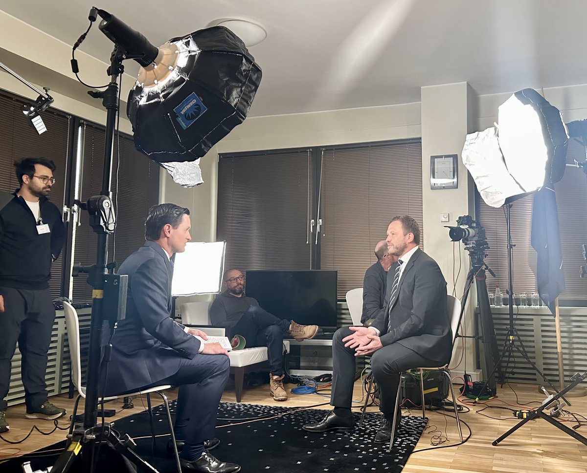 Behind-the-scenes from my interview with <a href="/LucasFoxNews/">Lucas Tomlinson</a>. Grateful for the opportunity.

My key message: Russia’s aggression against Ukraine isn’t a war movie. We all hope for a happy ending—but that won’t come without stronger pressure on Russia to abandon its imperial ambitions.