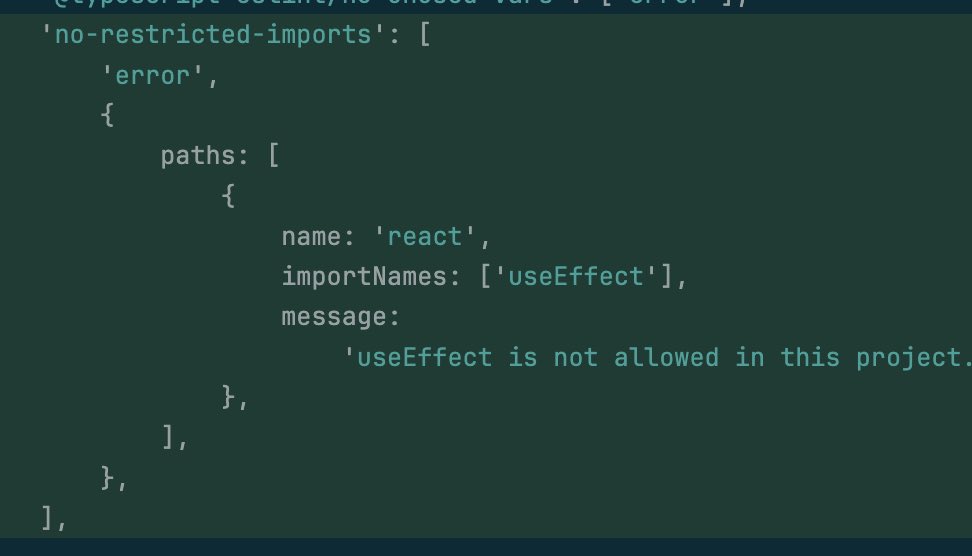 perfectworks's tweet photo. A React project in 20,000 lines code without useEffect https://t.co/KyxloZqYeQ