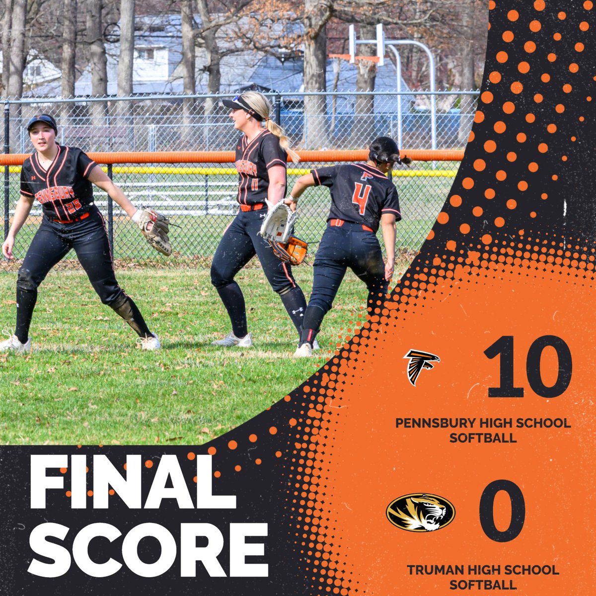 Softball gets the shutout win over Truman behind a dominate performance on the hill by Dressel throwing 6 inning No-Hitter and Czerniak's big day at the plate going 3-3 with 3R and 3RBI. 
Post Credit to Cal Todor