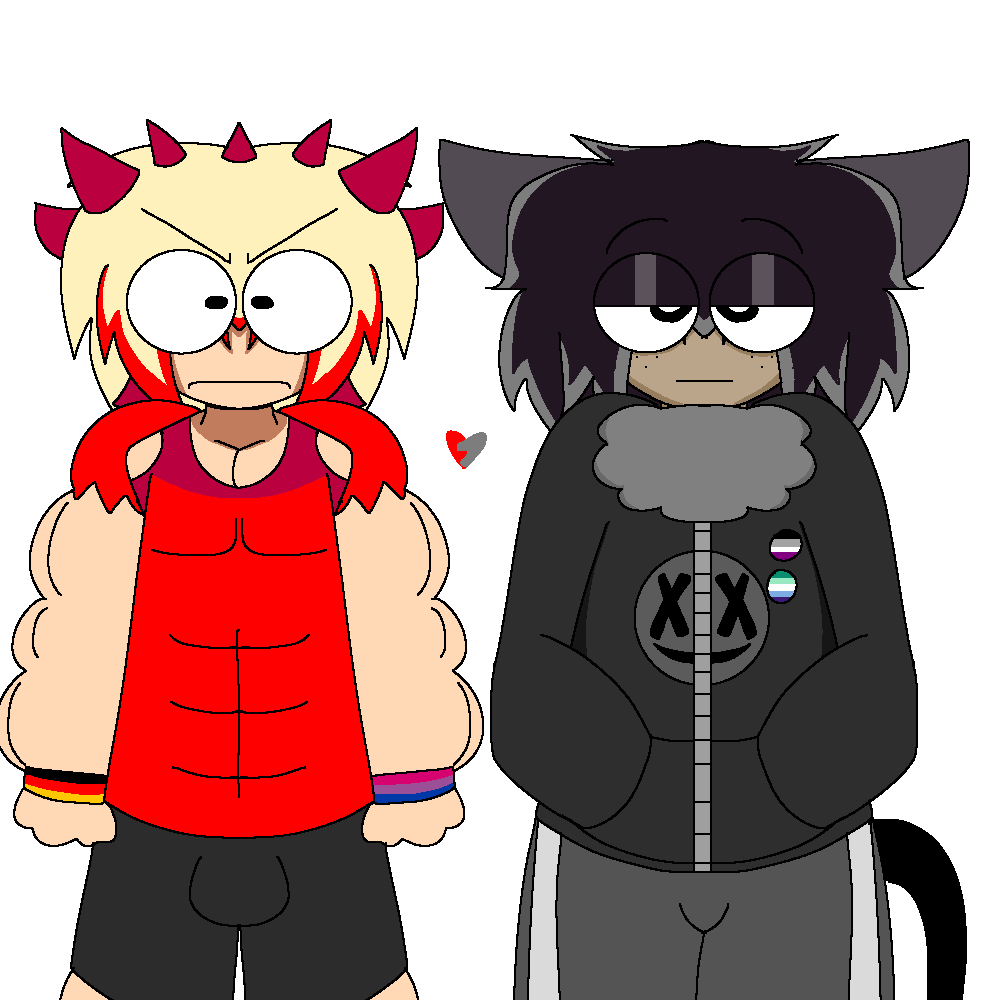 (Day 118) Humanized Version of Raddy And Surpises, Graddy is in my AU ...