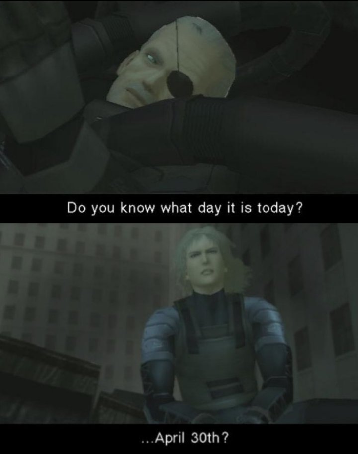 Happy April 30th to all who celebrate