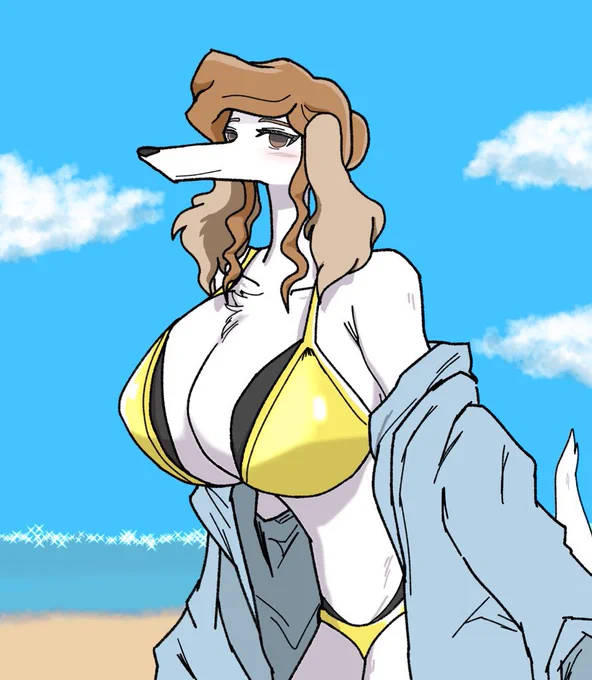いつぞや描いたゴールデンビキニメスケモえちちで気に入ってますが言うほどゴーデンではないな… 