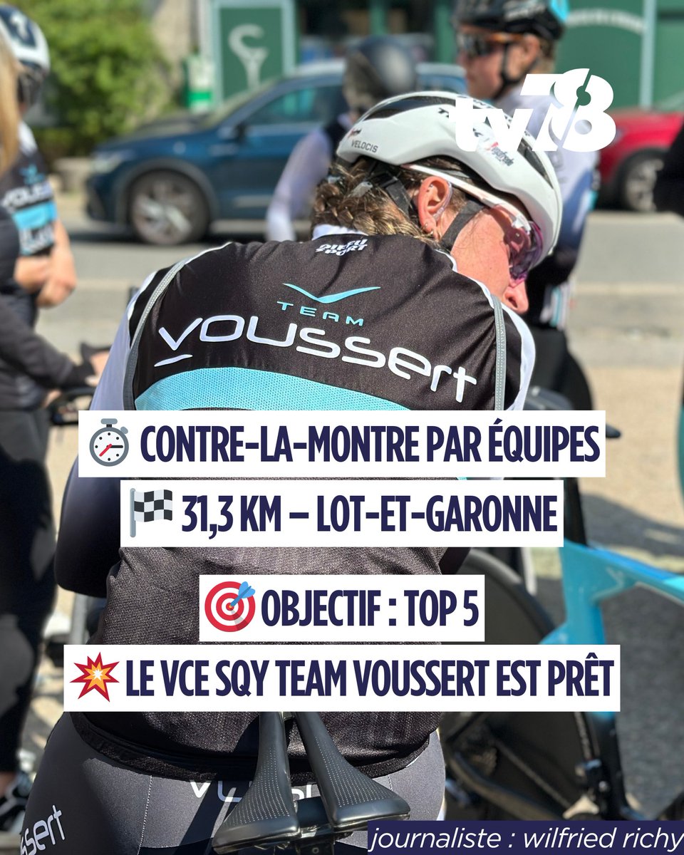 📸 Dimanche dernier, j’ai suivi la TeamVoussert en préparation dans la Vallée de Chevreuse.
Le 2 mai, place au #Chrono47 : 31,3 km de chrono collectif en Lot-et-Garonne.
Objectif Top 5 pour revenir dans la course en #CoupeDeFranceDN2 💪