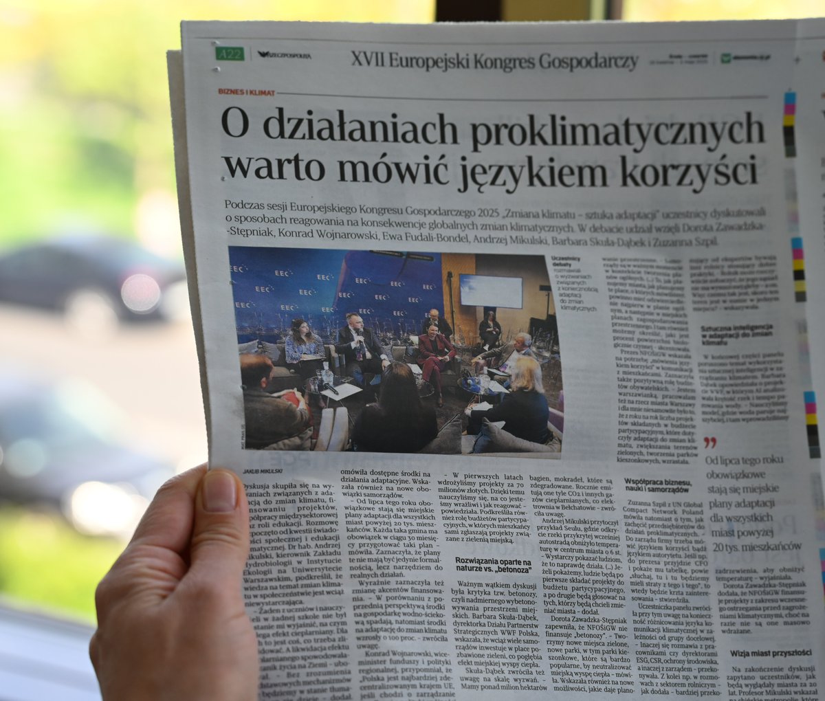 NFOŚiGW (@nfosigw) on Twitter photo 📣 Dorota Zawadzka-Stępniak, prezes zarządu NFOŚiGW, w najnowszym wydaniu <a href="/rzeczpospolita/">Rzeczpospolita</a> 🗞️
Debata w ramach Europejskiego Kongresu Gospodarczego 2025 dotyczyła finansowania adaptacji do zmian klimatu i nowej roli samorządów.
🌱 Najważniejsze punkty poruszone przez prezes 📣 Dorota Zawadzka-Stępniak, prezes zarządu NFOŚiGW, w najnowszym wydaniu <a href="/rzeczpospolita/">Rzeczpospolita</a> 🗞️
Debata w ramach Europejskiego Kongresu Gospodarczego 2025 dotyczyła finansowania adaptacji do zmian klimatu i nowej roli samorządów.
🌱 Najważniejsze punkty poruszone przez prezes