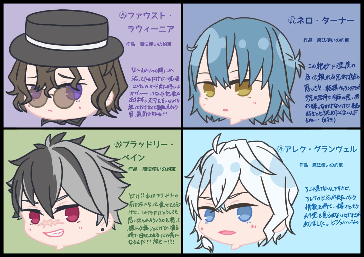 #今月描いた絵を晒そう 

なんやかんや描きました～
5月の連休中もお絵描きしたいな……の気持ち 
