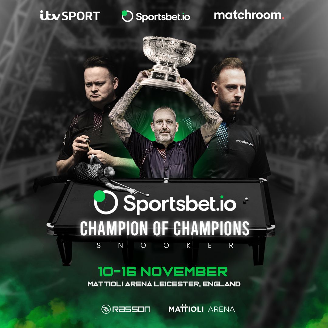How's the World Snooker Championship working out?
🏆  Will we see a new qualifier for the Champion of Champions?
✨  The biggest stars, the best players of '25, a world-wide audience
Leicester Mattioli Arena, 10-16th November
Tickets buff.ly/7aiFurQ