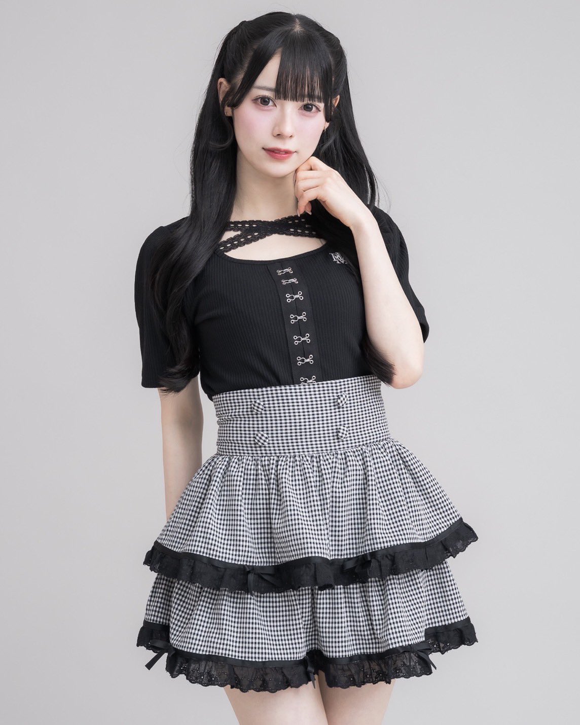 ティアードフリルドーリーミニスカート – pium