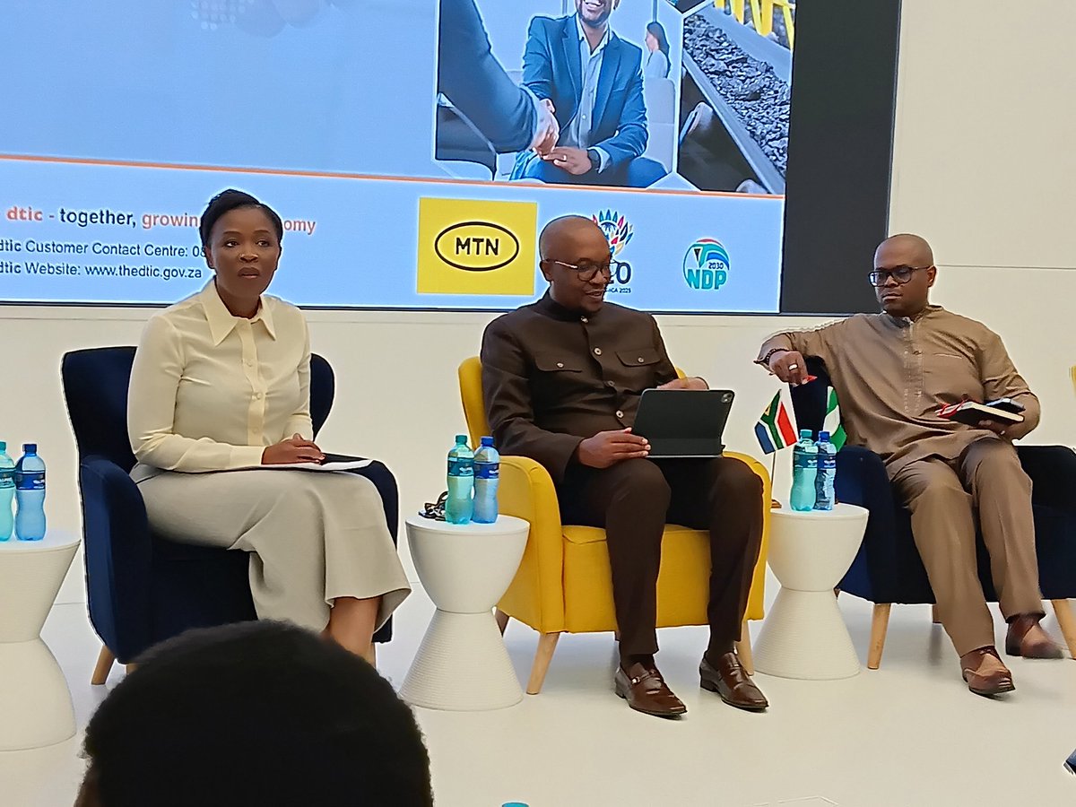 the dtic (@the_dtic) on Twitter photo Happening from now 🔴 - The South Africa-Nigeria Private Sector Engagement Session, hosted by <a href="/the_dtic/">the dtic</a> in collaboration with <a href="/MTNza/">MTN South Africa</a> kicks off <a href="/MTNza/">MTN South Africa</a> HQ in Roodepoort. A strategic step in deepening ties between Africa's two largest economies. #SANGBusiness Happening from now 🔴 - The South Africa-Nigeria Private Sector Engagement Session, hosted by <a href="/the_dtic/">the dtic</a> in collaboration with <a href="/MTNza/">MTN South Africa</a> kicks off <a href="/MTNza/">MTN South Africa</a> HQ in Roodepoort. A strategic step in deepening ties between Africa's two largest economies. #SANGBusiness