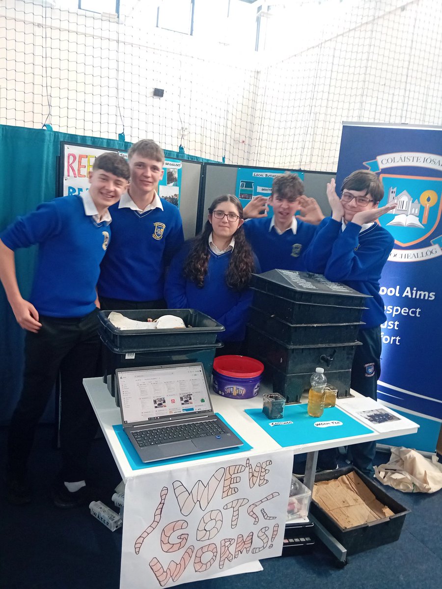 CIKErasmus's tweet photo. @ColaisteIosaef Climate Action 3 are in Mungret CC today to showcase their "Make A Switch" LCETB competition entry, We've Got Worms. #MakeASwitch  Best of Luck. https://t.co/n5yUdaZhhA