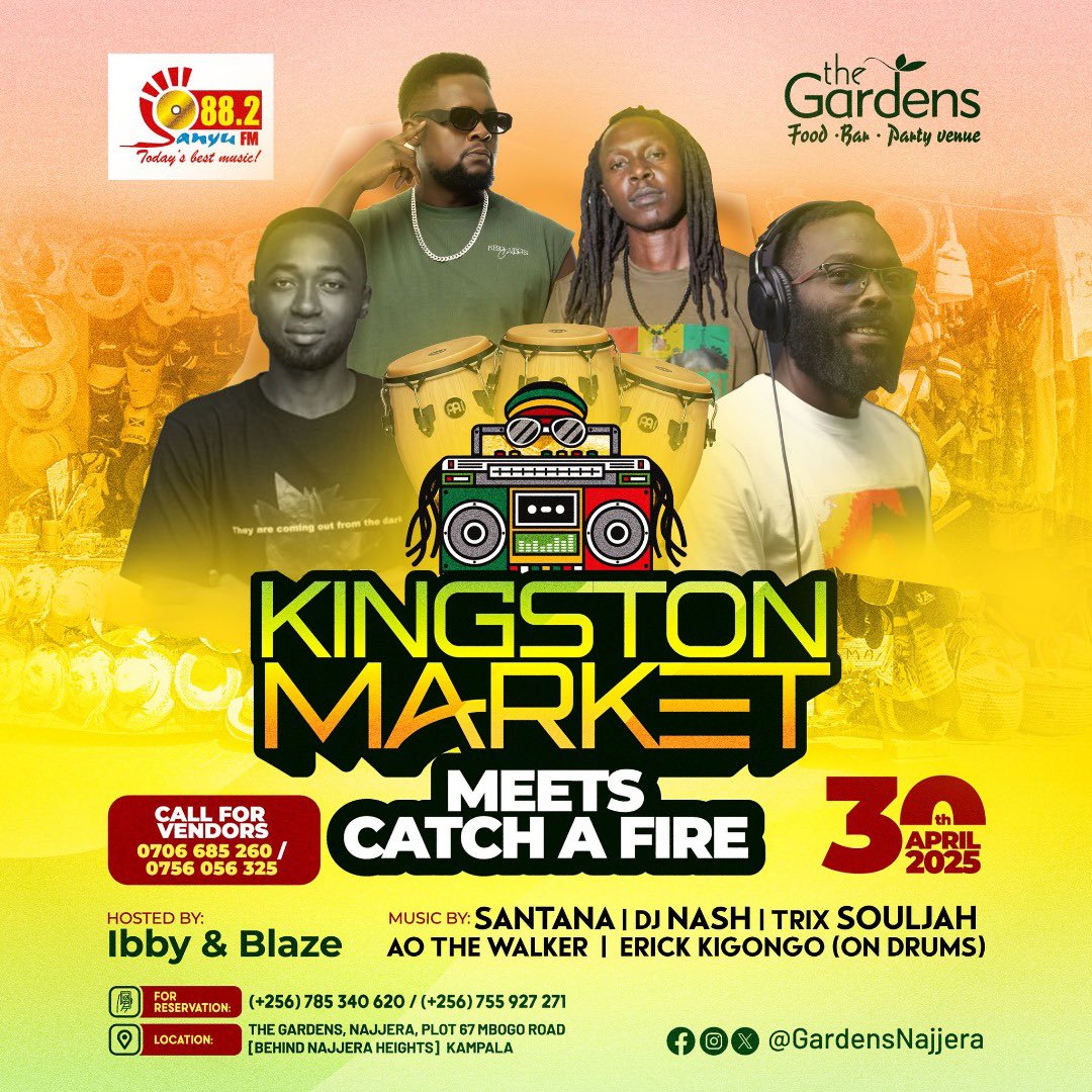 All roads leading to 
#KingstonMarket Meets #CatchAFire Today/Tonight!