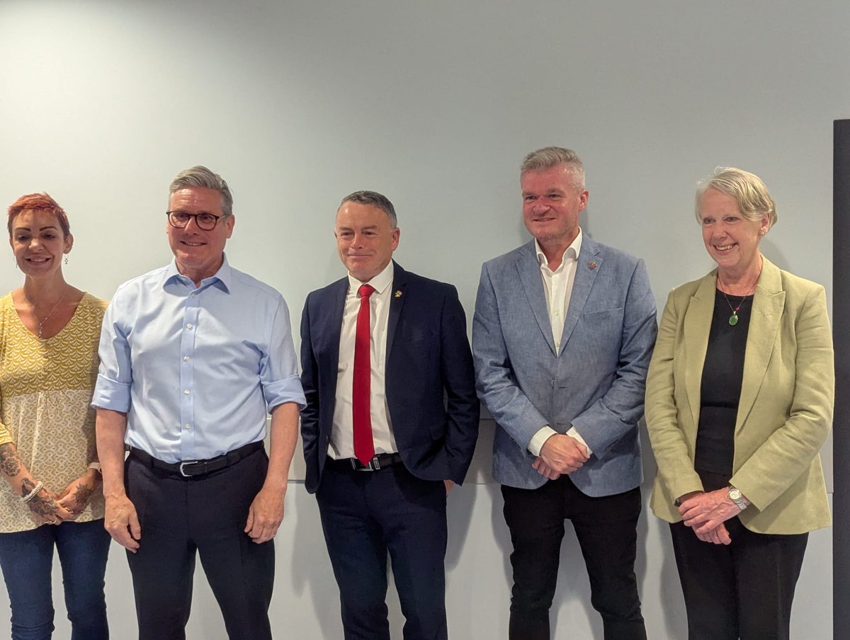 Rossendale Labour (@labrossendale) on Twitter photo Prime Minister <a href="/Keir_Starmer/">Keir Starmer</a> visited our Rawtenstall Health Hub this week, talking with patients and staff and also meeting #LCCElection candidates <a href="/CllrLizMcInnes/">Councillor Liz McInnes</a> <a href="/SamaraBarnes1/">Samara Barnes - Rossendale West & Helmshore</a> & Sean Serridge with LCC Labour leader Matthew Tomlinson.
#VoteLabour🌹
#May1st Prime Minister <a href="/Keir_Starmer/">Keir Starmer</a> visited our Rawtenstall Health Hub this week, talking with patients and staff and also meeting #LCCElection candidates <a href="/CllrLizMcInnes/">Councillor Liz McInnes</a> <a href="/SamaraBarnes1/">Samara Barnes - Rossendale West & Helmshore</a> & Sean Serridge with LCC Labour leader Matthew Tomlinson.
#VoteLabour🌹
#May1st