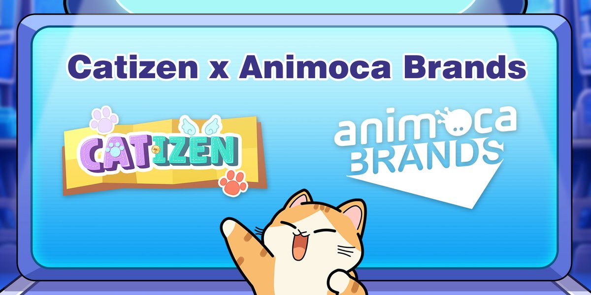 Catizen (@catizenai) on Twitter photo Weโre proud to welcome <a href="/animocabrands/">Animoca Brands โ๏ธTOKEN2049 Dubai ๐ด</a> as a strategic investor in Catizen, the top earning Telegram Mini App game on TON.
With 40M+ users onboarded to Web3 and 30M+ CATI tokens consumed, weโre building a long term Web3 ecosystem around games, tokens, and Mini Apps โ starting with Weโre proud to welcome <a href="/animocabrands/">Animoca Brands โ๏ธTOKEN2049 Dubai ๐ด</a> as a strategic investor in Catizen, the top earning Telegram Mini App game on TON.
With 40M+ users onboarded to Web3 and 30M+ CATI tokens consumed, weโre building a long term Web3 ecosystem around games, tokens, and Mini Apps โ starting with