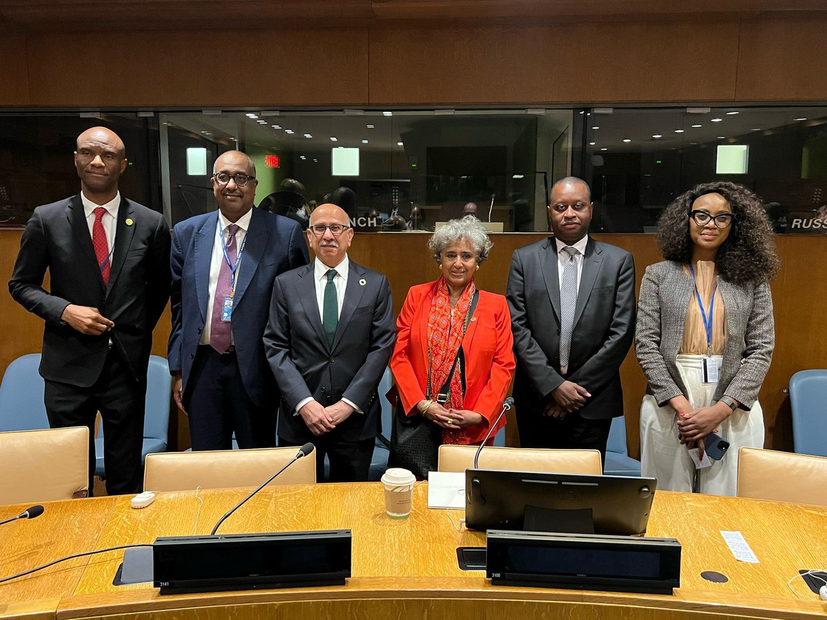 Amb. Sophia Tesfamariam (@ambstesfamariam) on Twitter photo All in a days work...Met with <a href="/ECA_OFFICIAL/">ECA</a> ES <a href="/claverGatete/">Claver Gatete</a> & discussed #Africa|s priorities <a href="/UN/">United Nations</a>. Seemed impressed with #Eritrea|s chosen development path, and efforts to achieve #foodsecurity, #watersecurity, #climatemitigation and more.
Also participated in a Side Event: All in a days work...Met with <a href="/ECA_OFFICIAL/">ECA</a> ES <a href="/claverGatete/">Claver Gatete</a> & discussed #Africa|s priorities <a href="/UN/">United Nations</a>. Seemed impressed with #Eritrea|s chosen development path, and efforts to achieve #foodsecurity, #watersecurity, #climatemitigation and more.
Also participated in a Side Event: