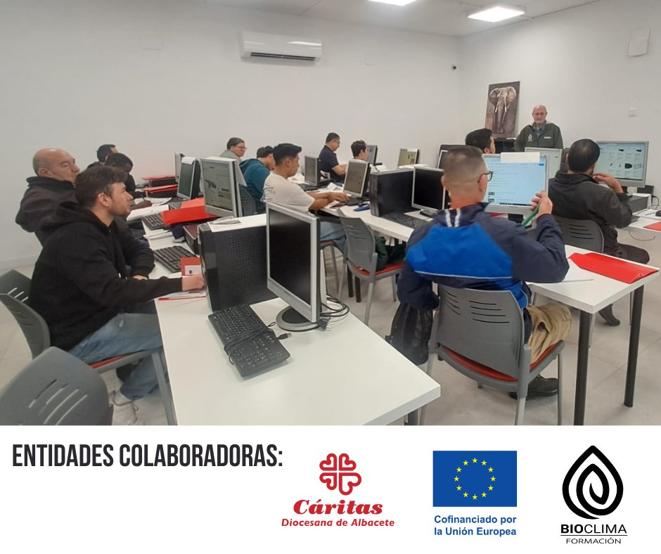 CaritasAlbacete's tweet image. Comienza el curso de #Fontanería y Calefacción Doméstica que hemos puesto en marcha con la colaboración de la empresa albaceteña #Bioclima. 
10 personas participan en esta acción que ofrece formación técnica, orientación laboral, competencias transversales y prácticas en empresas