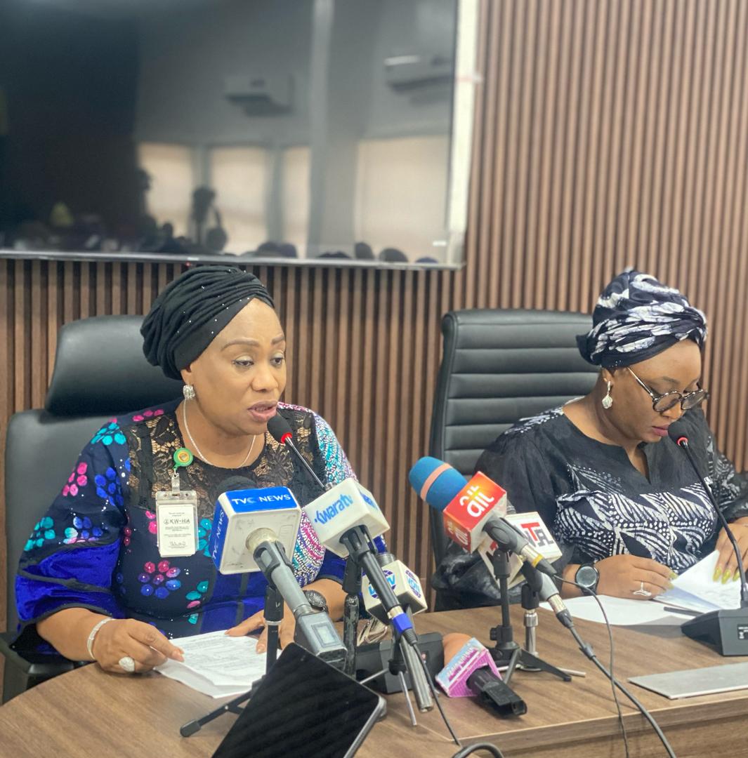 KwaraMOC's tweet image. 📸 Live from Kwara Inter-Ministerial Briefing!

&quot;We have Enrolled 36,716 vulnerable Kwarans under BHCPF and 23,708 under Kwaracare - including 18,260 indigents - expanding access to quality healthcare across 283 accredited facilities.&quot;

— Dr. Bunmi Jetawo-Winter, ES KWHIA