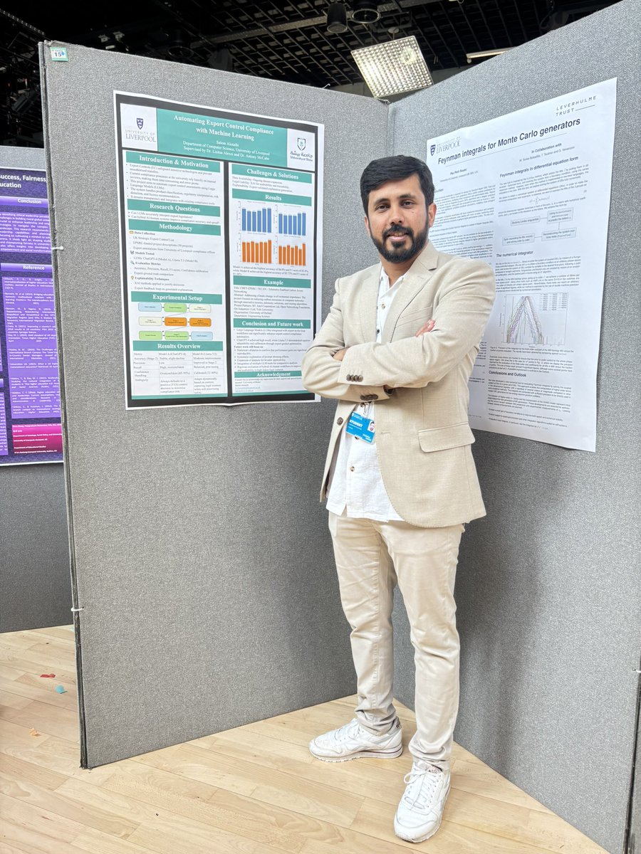 Had a great time presenting my research at the University of Liverpool #PGR Poster Day 2025! Grateful for the opportunity to share ideas, learn from other researchers, and explore exciting interdisciplinary work. Proud to be part of such a vibrant research community.