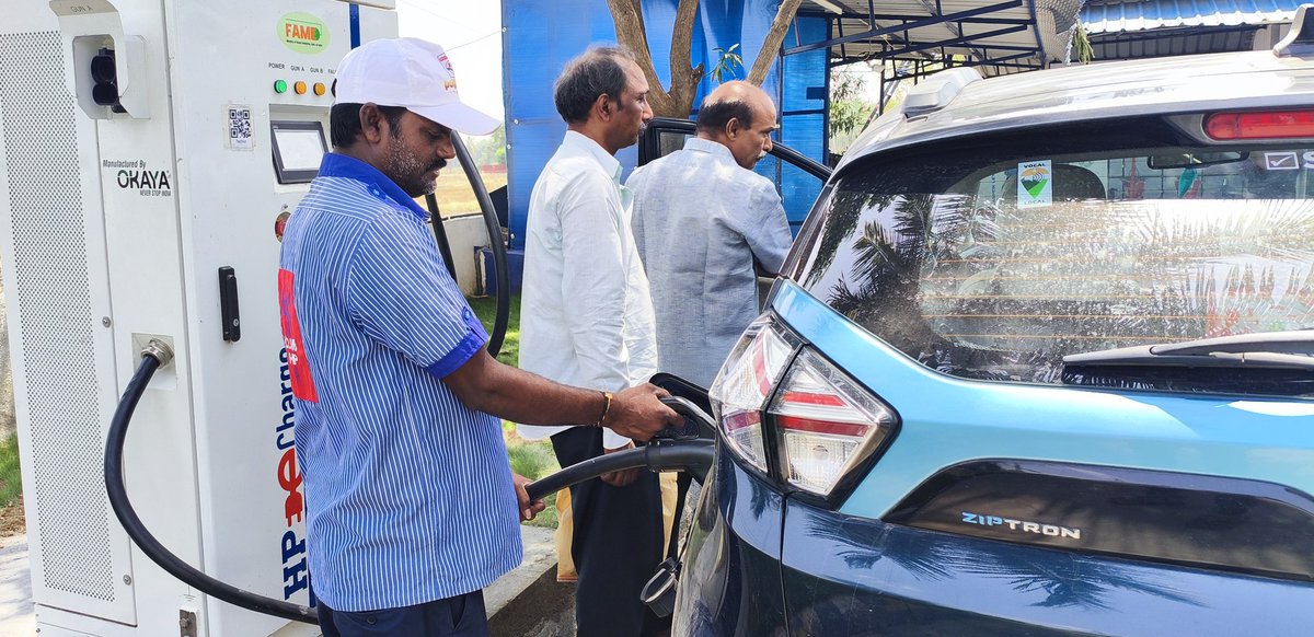 BALALAXMI FILLING STATION ,HPCL RETAIL OUTLET,NZB (@balalaxmis) on Twitter photo #EV Charging Station Now Available*
We are pleased to announce that our outlet is now equipped with an EV charging station. All our customers are welcome to utilize this facility. Come visit us and charge up!
<a href="/HPCL/">Hindustan Petroleum Corporation Limited</a>
<a href="/hpcl_retail/">Mera HP Pump</a> #EV Charging Station Now Available*
We are pleased to announce that our outlet is now equipped with an EV charging station. All our customers are welcome to utilize this facility. Come visit us and charge up!
<a href="/HPCL/">Hindustan Petroleum Corporation Limited</a>
<a href="/hpcl_retail/">Mera HP Pump</a>