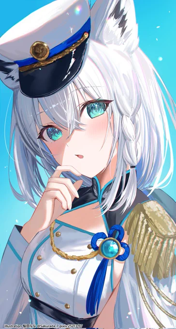 軍服〜〜!!!!!!!#絵フブキ 