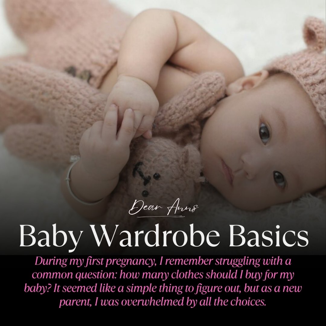 Dear_Anns's tweet photo. Navigating newborn fashion isn’t just cute,it’s confusing! Discover the essentials every new parent should know in ‘Baby Wardrobe Basics’ with Dear Anna.
#NewMomTips #BabyClothesGuide #ParentingJourney #NewbornEssentials https://t.co/D7WPOImbca