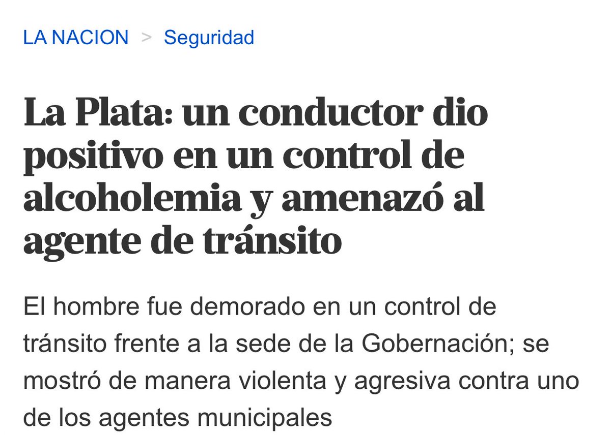 Homofobia y violencia contra agentes de tránsito. lanacion.com.ar/seguridad/la-p…
