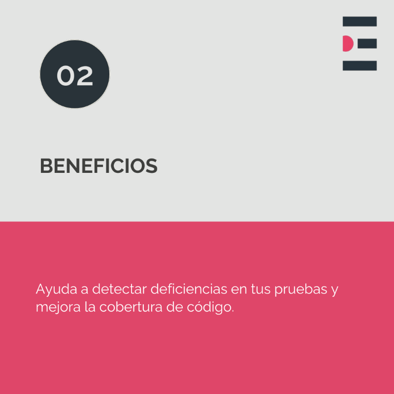 SentrioVSM's tweet photo. ¿Y si modificaras tu código para mejorarlo? Las 𝗽𝗿𝘂𝗲𝗯𝗮𝘀 𝗱𝗲 𝗺𝘂𝘁𝗮𝗰𝗶𝗼́𝗻 inyectan errores para ver si tus tests los detectan. Si no… tienes trabajo. 🔧 Usa herramientas como PIT o Stryker y llévalas a tu CI/CD. #Testing #DevTips #CalidadDeSoftware #CI_CD