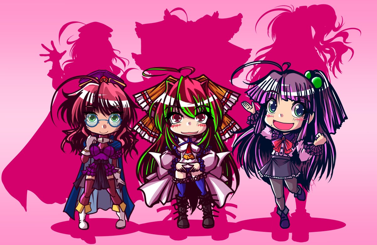 #今月描いた絵を晒そう 
#オリキャラは性癖の見本市 
4月中に間に合った～～(¦3ꇤ[▓▓] 