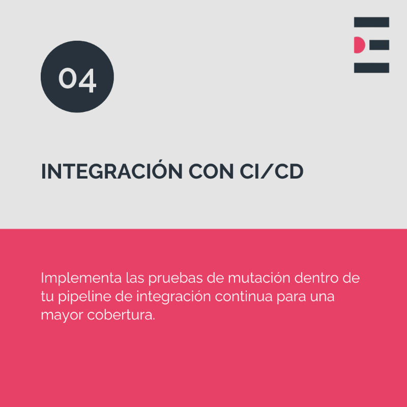 SentrioVSM's tweet photo. ¿Y si modificaras tu código para mejorarlo? Las 𝗽𝗿𝘂𝗲𝗯𝗮𝘀 𝗱𝗲 𝗺𝘂𝘁𝗮𝗰𝗶𝗼́𝗻 inyectan errores para ver si tus tests los detectan. Si no… tienes trabajo. 🔧 Usa herramientas como PIT o Stryker y llévalas a tu CI/CD. #Testing #DevTips #CalidadDeSoftware #CI_CD