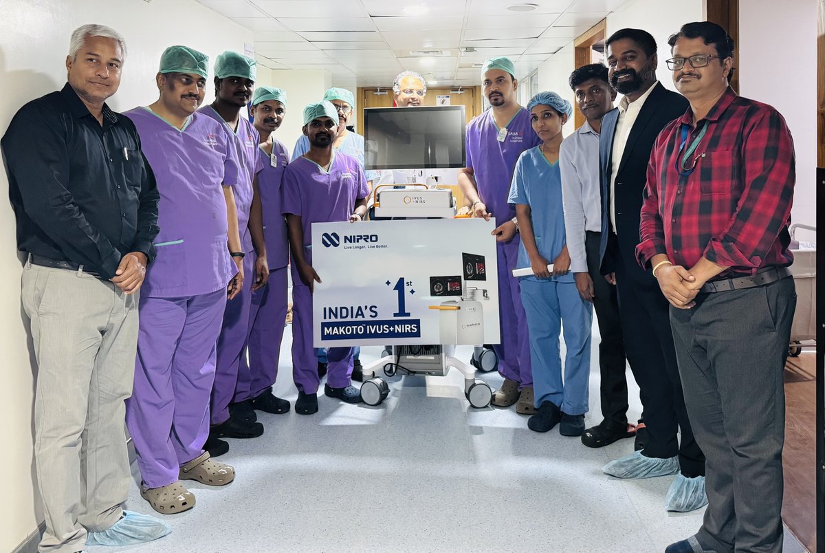 India’s first Makoto has arrived at Manipal Hospital! 🎉 Huge thanks to RamanPandurangan for his support! #wearenipro #InterventionalCardiology #CardiacCare #HealthcareTechnology