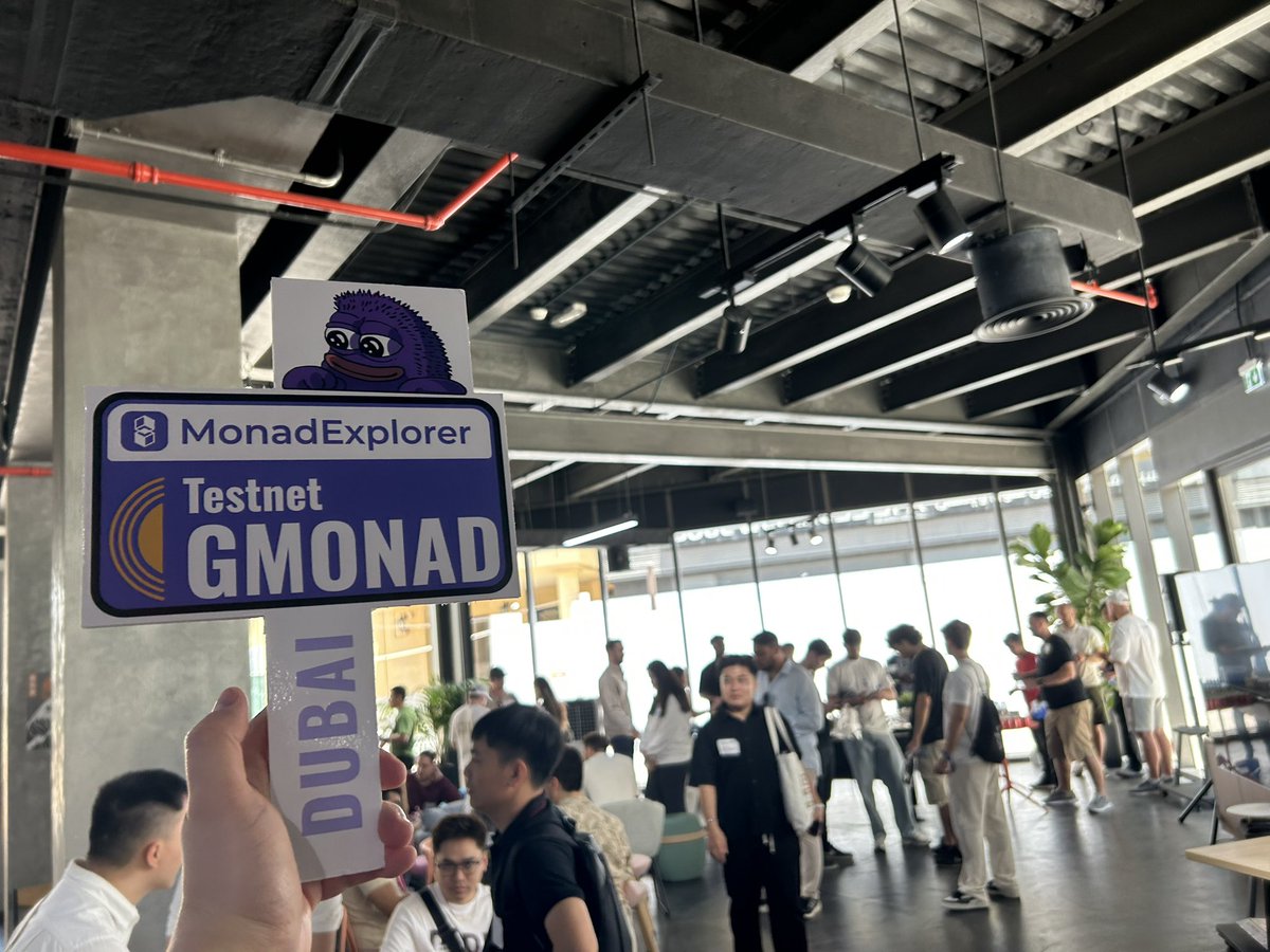 Gmonad! 
Amazing energy from the builders in Dubai!
