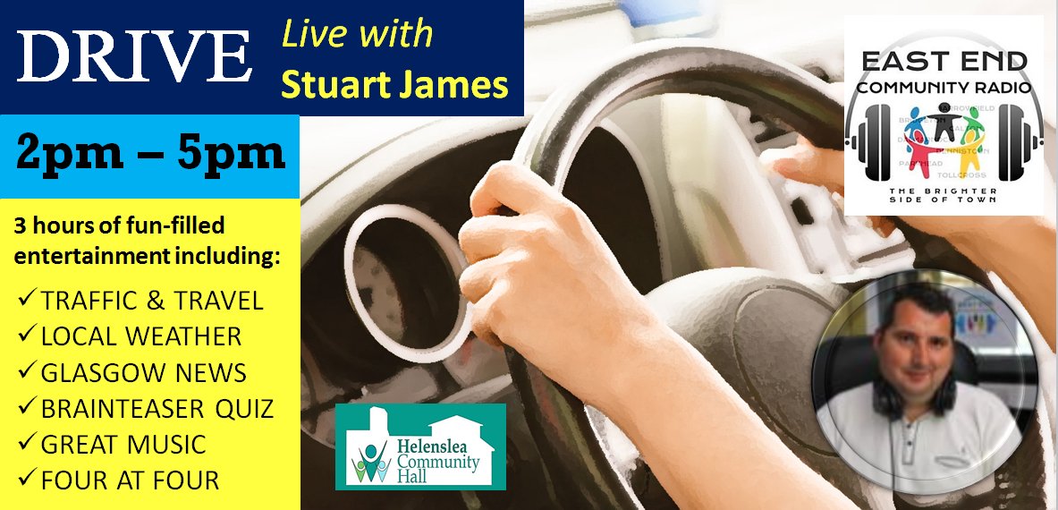 community_end's tweet image. 🎉 Happy Hump Day! Stuart James is in the hot seat for Afternoon Drive, live from 2-5 PM! 🎙️

🎶 Requests &amp;amp; shout-outs all afternoon! Drop your songs via comment, WhatsApp, or email.  

Tune in for fun, music, and your Hump Day chuckle! #EastEndRadio #RequestTime #HumpDayVibes