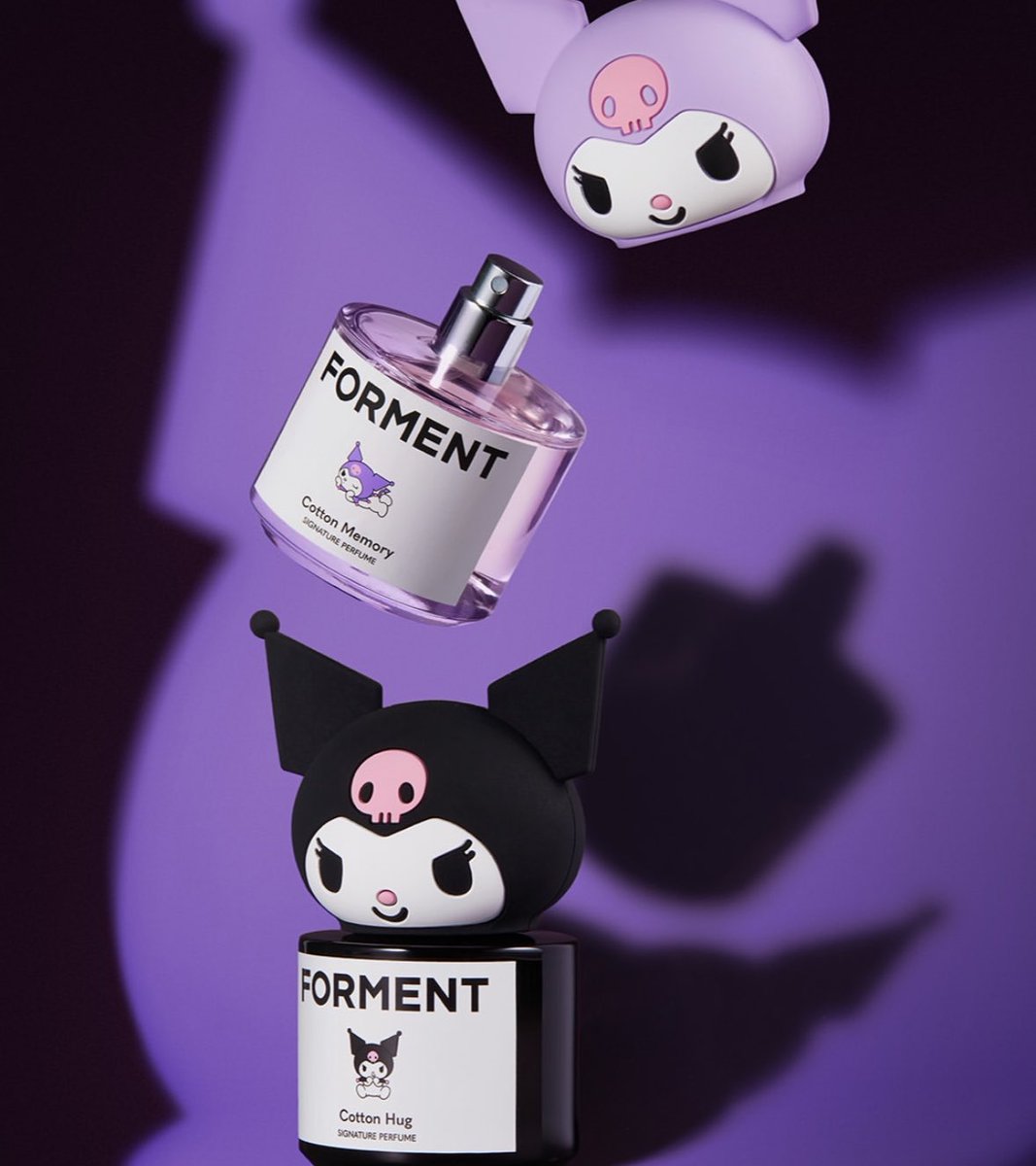 キティちゃんとクロミの香水なんてやばい❤️🖤 コットンハグ💭石鹸の