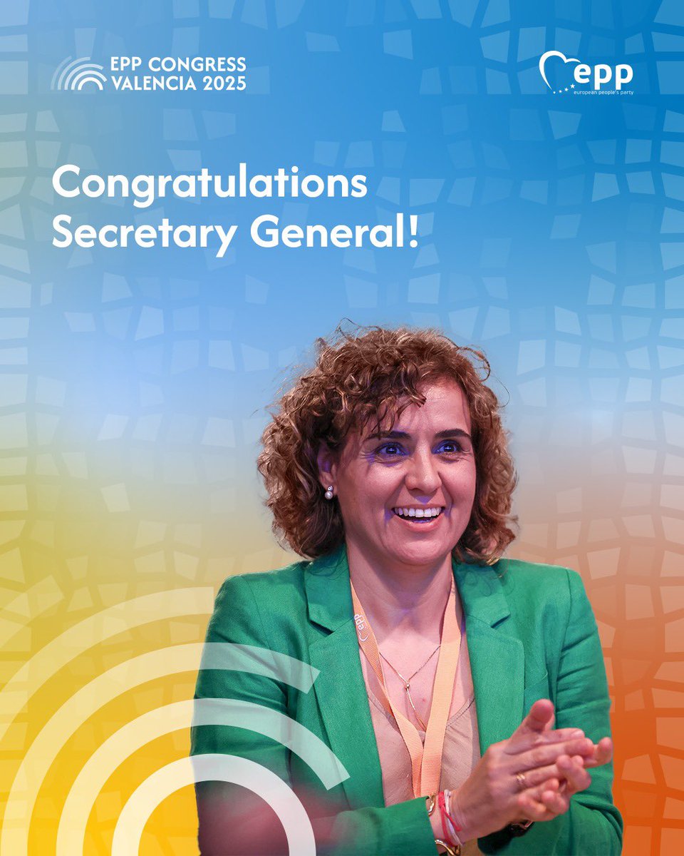 EPP (@epp) on Twitter photo Congratulations to our new EPP Secretary General, <a href="/DolorsMM/">Dolors Montserrat</a>! She brings a strong winning track record and extensive experience to this mandate. With both her and President <a href="/ManfredWeber/">Manfred Weber</a>, at the helm, our party moves forward with determination and vision. Congratulations to our new EPP Secretary General, <a href="/DolorsMM/">Dolors Montserrat</a>! She brings a strong winning track record and extensive experience to this mandate. With both her and President <a href="/ManfredWeber/">Manfred Weber</a>, at the helm, our party moves forward with determination and vision.