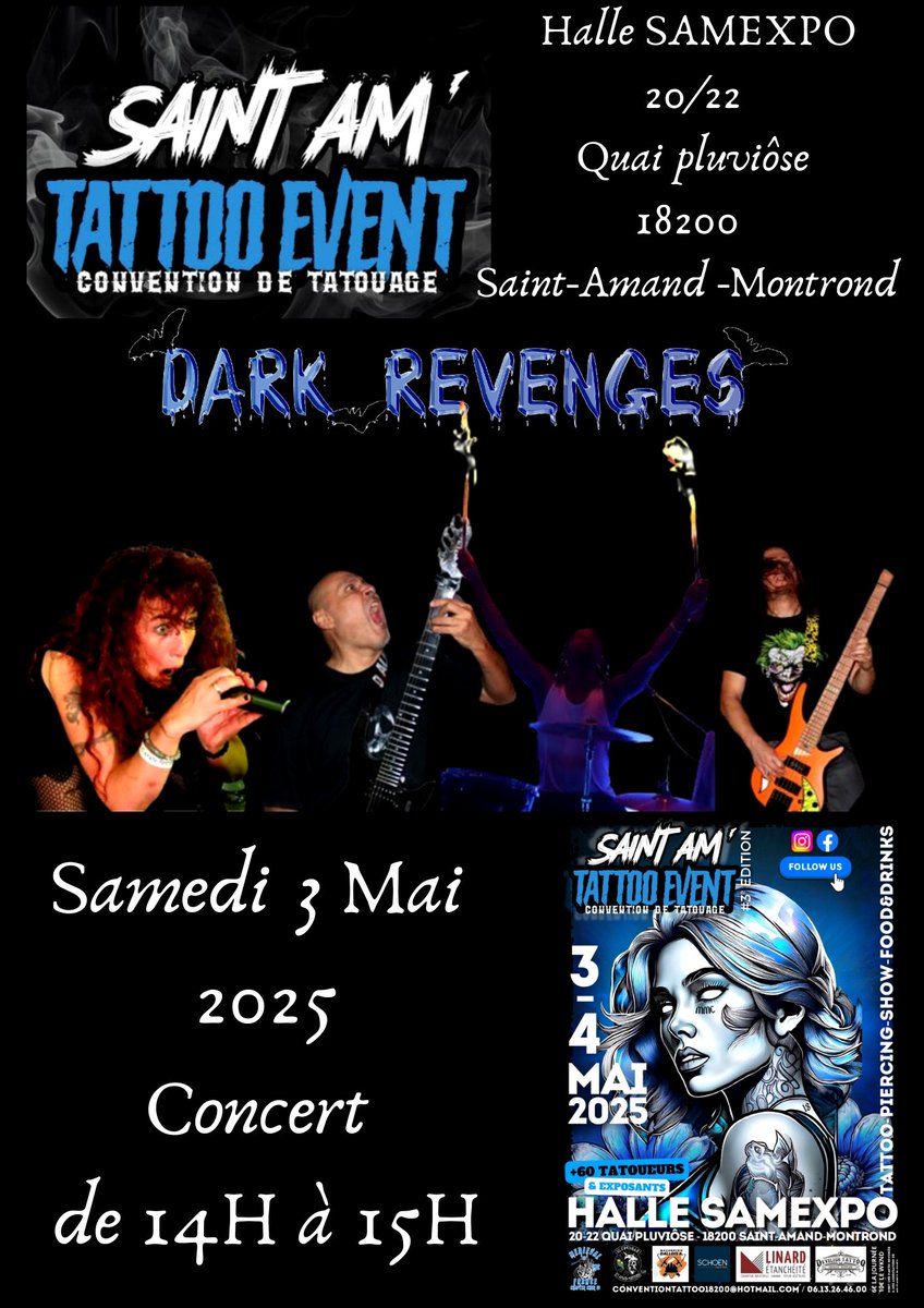 Dark Revenges Live à Saint Am' Tattoo Event | Facebook
DARK REVENGES - YouTube