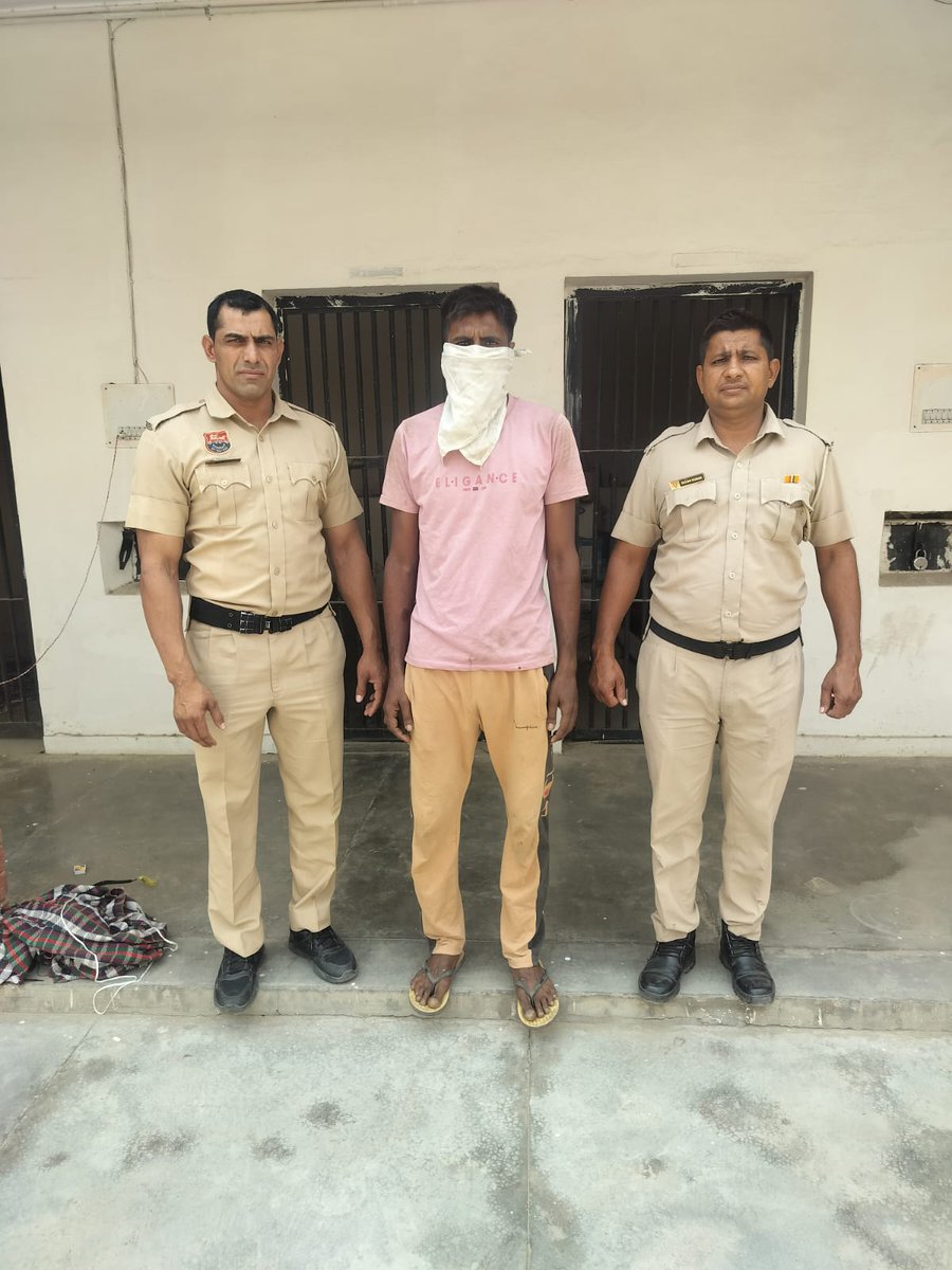 fatehabadpolice's tweet photo. #SP सिद्धांत जैन IPS के दिशा निर्देशानुसार चलाए जा रहे अपराध मुक्त अभियान की तहत सदर टोहाना पुलिस ने गांव धारसूल कलां से गेहूं चोरी करने के मामले में तुरंत कार्रवाई करते हुए एक युवक को गिरफ्तार करने में कामयाबी हासिल की है
#AlwaysAlert_AlwaysActive
@DGPHaryana
@police_haryana https://t.co/yRF71hGMds