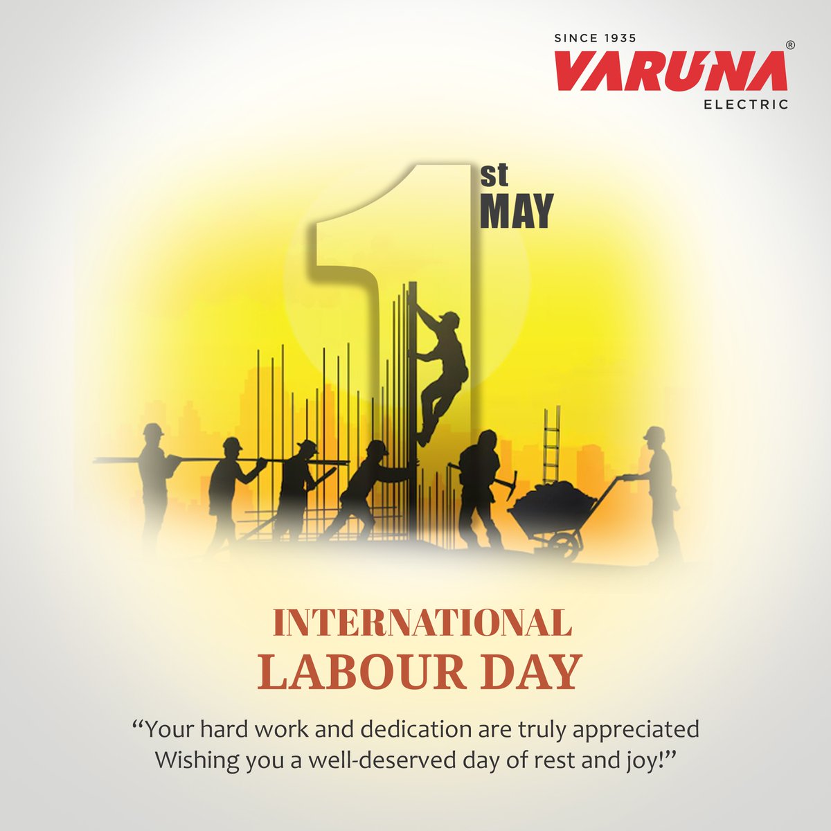 Today, we salute the strength, dedication, and hard work of every worker.
Happy Labour Day to the real heroes who build our world every single day!
.
.
.
.
#LabourDay #WorkersDay #SaluteToWorkers #HardWorkPaysOff #MayDay