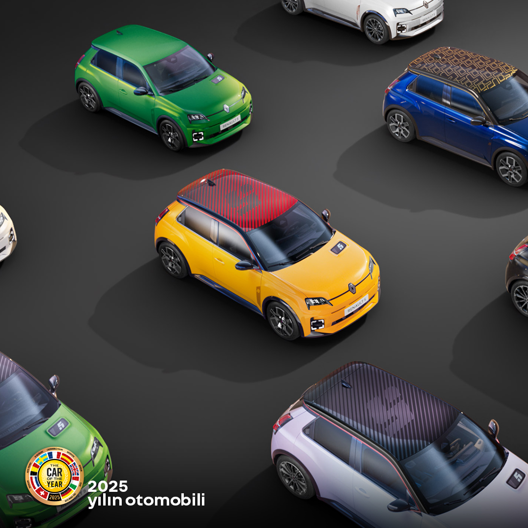 Renault, ikonik Renault 5'in tasarımını yeniden yorumluyor: parlak renkleri, kişiselleştirilebilir dış tasarımı ve jantlarıyla 200 farklı kombinasyon arasından dilediğinizi seçin.
#R5isBack #YılınOtomobili #2025YılınOtomobili #COTY