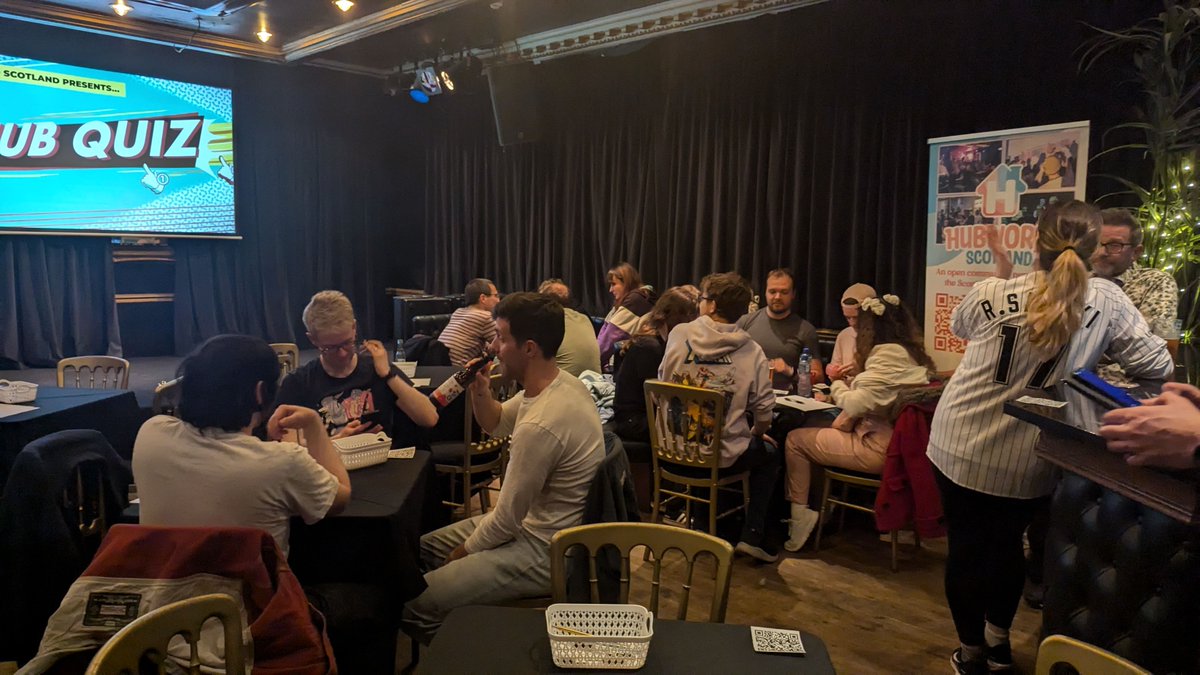 HubworldScot's tweet image. GLASGOW
Its you time tonight the #HubQuiz is coming to you! this is your last chance to sign-up!
Edinburgh you were absolutely buzzing ! We had so much fun lets keep the energy going into a fantastic night tonight
Doors : 6pm
The Hub Quiz: 7pm
🎟️ eventbrite.co.uk/e/the-hub-quiz…