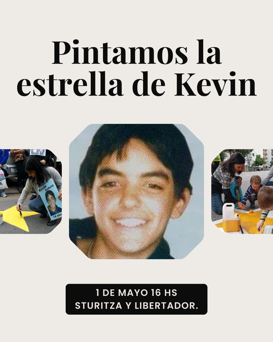 El 1º de mayo se cumplen 23 años desde aquella noche que te encontré en la calle luchando por tu vida después q te atropelló Sukiassian y te dejó tirado. Por eso, mañana te recordamos pintando tu Estrella Amarilla en Vte López