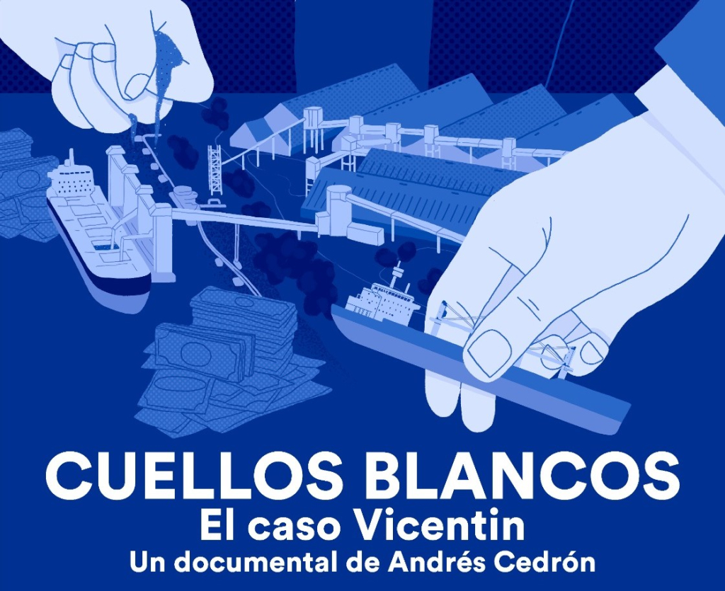 UniRioTV's tweet photo. ¡GRAN ESTRENO!
“Cuellos blancos”: un documental sobre el Caso Vicentín, del director Andrés Cedrón, sobre el concurso de acreedores y la fallida expropiación de la cerealera. Este jueves 1 de mayo a las 10 y 20 horas en la frecuencia 31.1 TDA y por nuestro canal de streaming. https://t.co/xBhviZ4Vtb